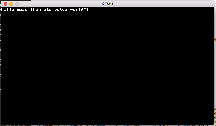 Hello more than 512 bytes world